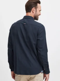 FQ1924 Herren Langarmhemd - FQSteven in blau