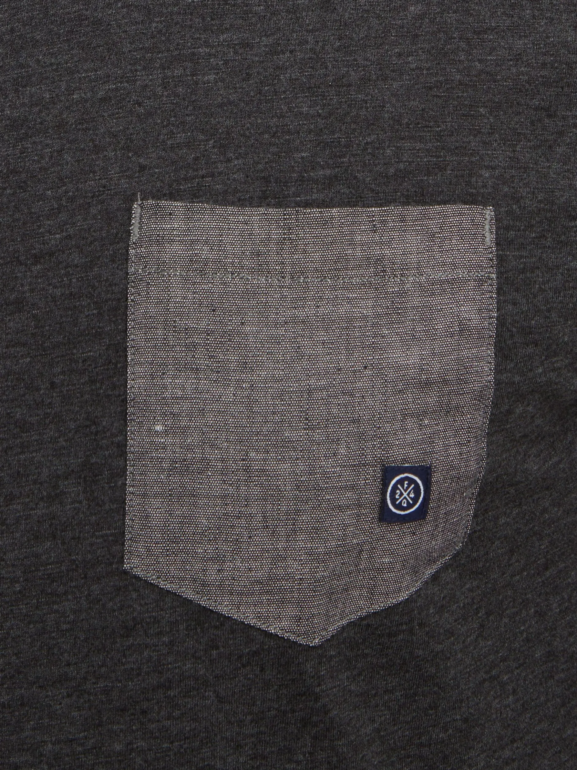 FQ1924 Herren Langarmshirt - FQDanfo in anthrazit