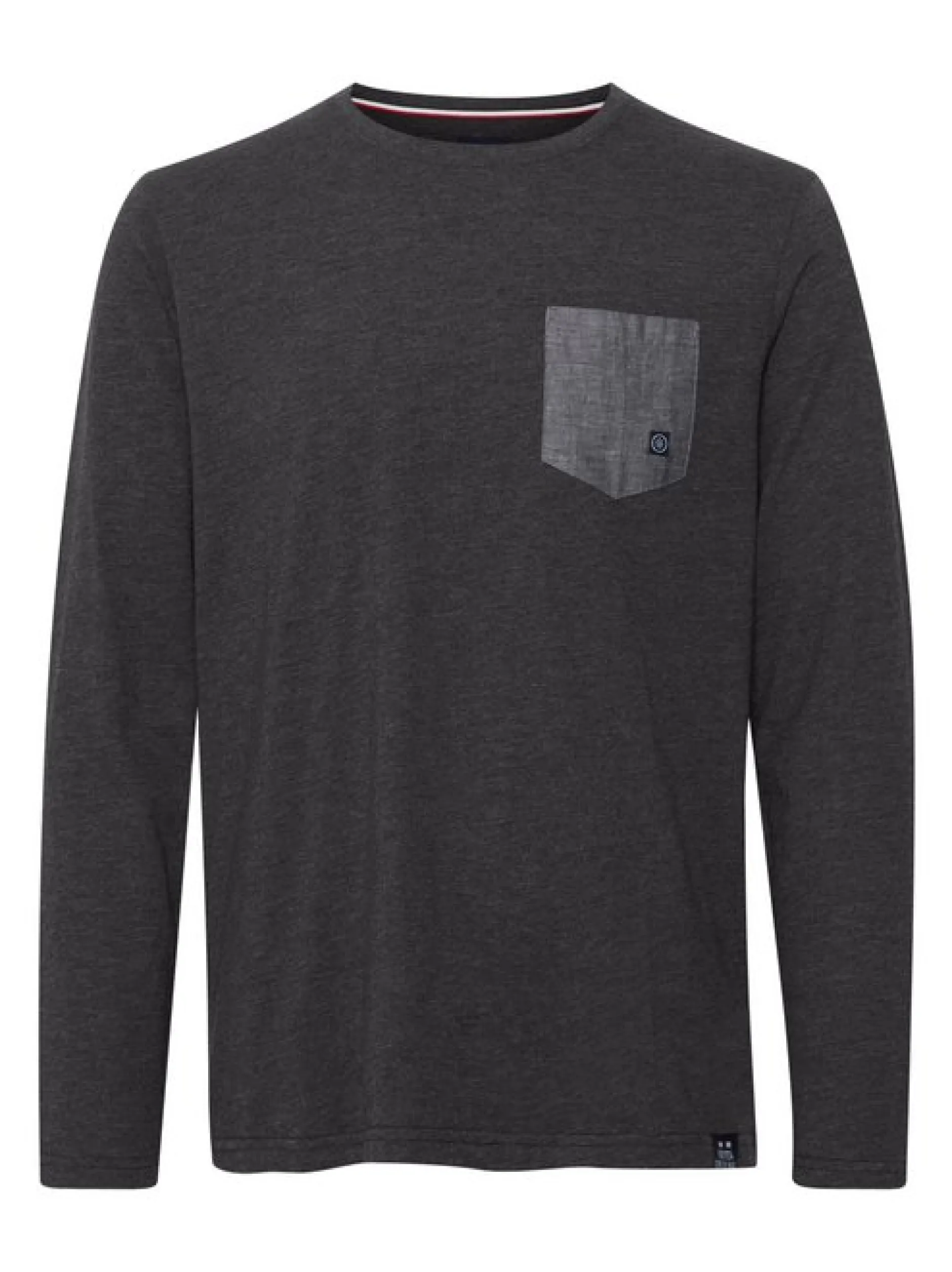 FQ1924 Herren Langarmshirt - FQDanfo in anthrazit