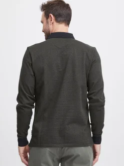 FQ1924 Herren Langarmshirt - FQPeter in anthrazit