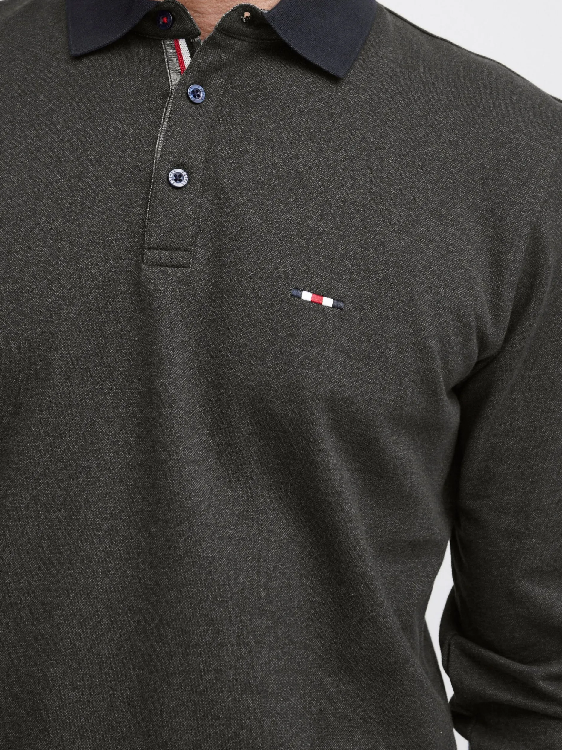 FQ1924 Herren Langarmshirt - FQPeter in anthrazit