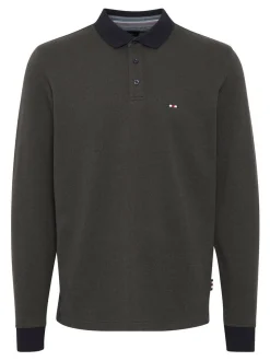 FQ1924 Herren Langarmshirt - FQPeter in anthrazit