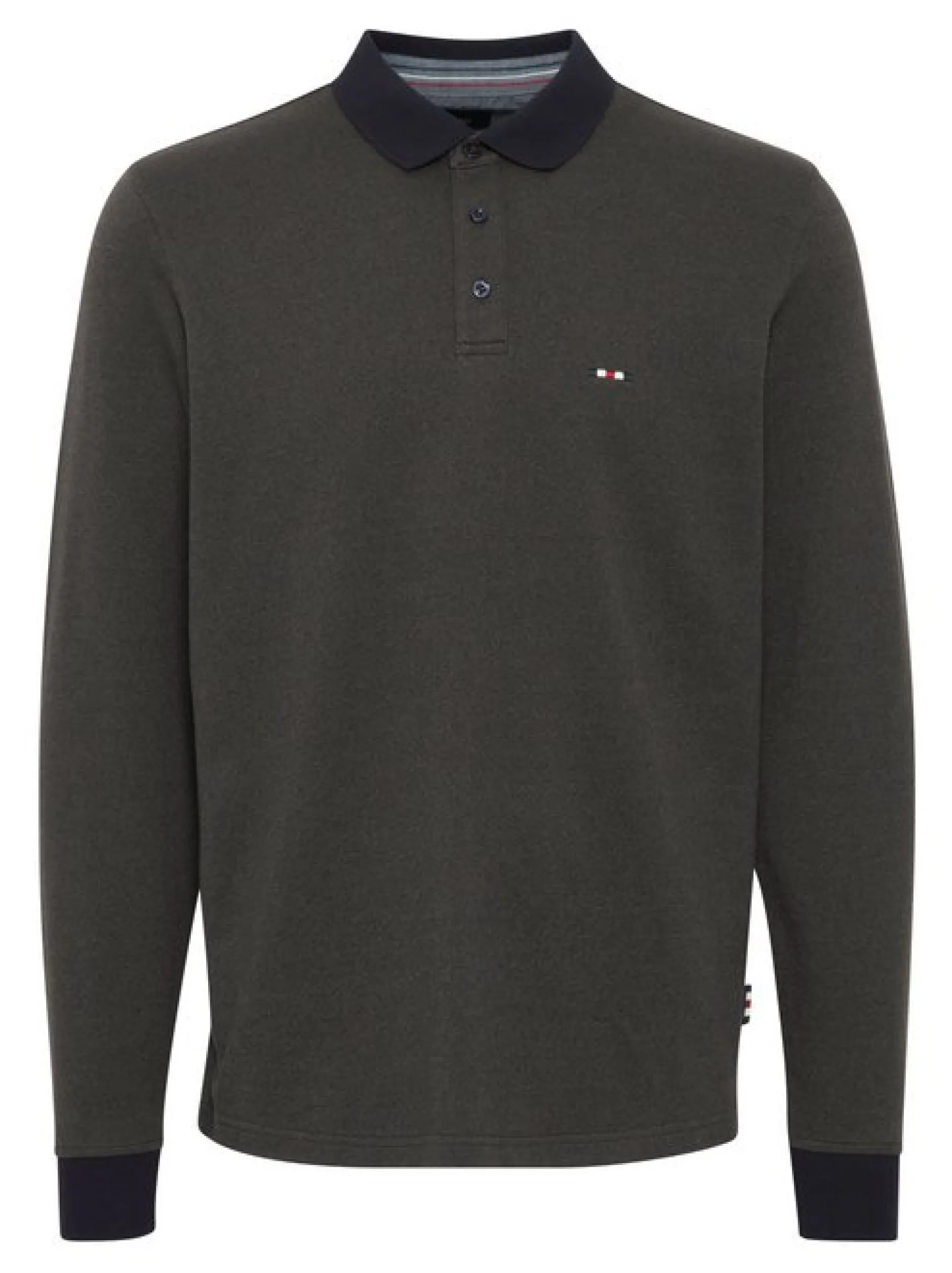 FQ1924 Herren Langarmshirt - FQPeter in anthrazit