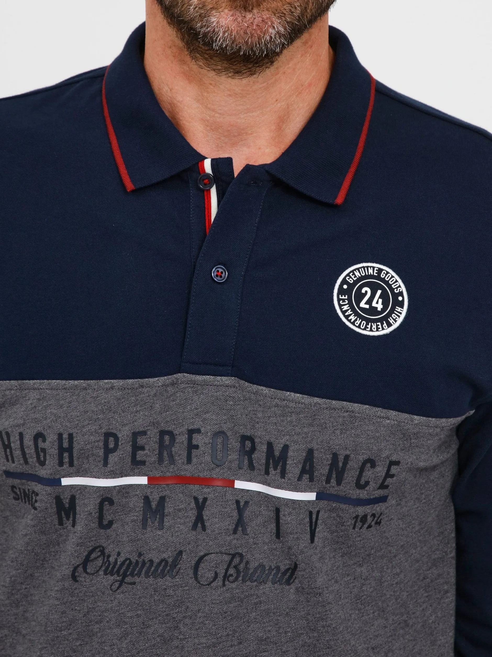 FQ1924 Herren Langarmshirt - FQReidar in grau