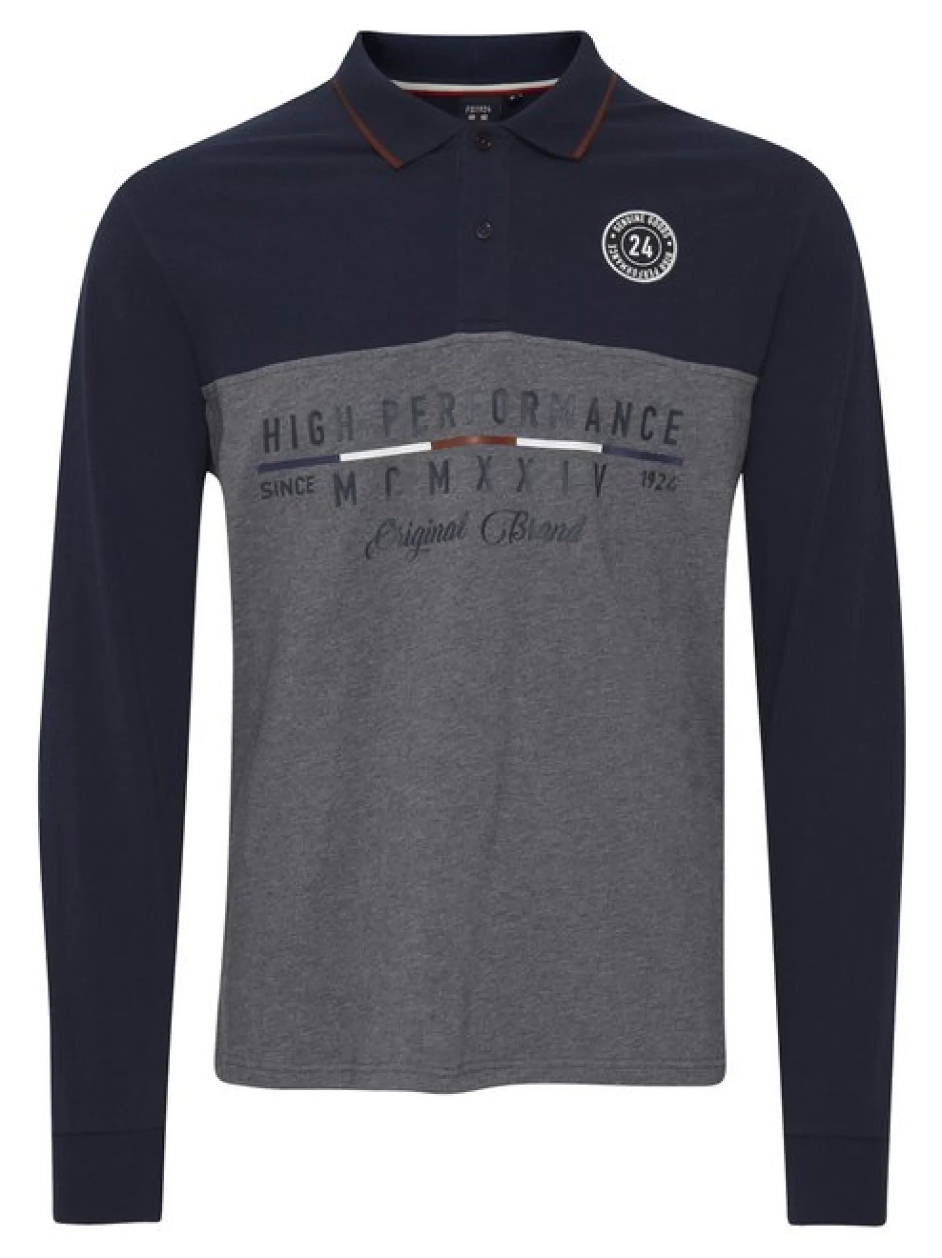 FQ1924 Herren Langarmshirt - FQReidar in grau