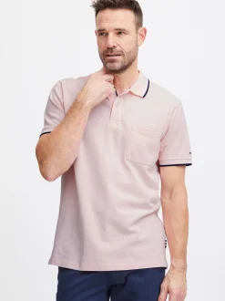 FQ1924 Herren Poloshirt - FQPeter in rosa