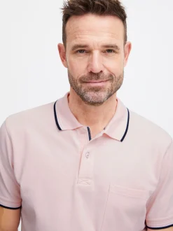 FQ1924 Herren Poloshirt - FQPeter in rosa