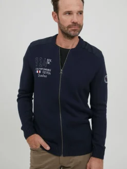FQ1924 Herren Strickjacke - FQErland in marine