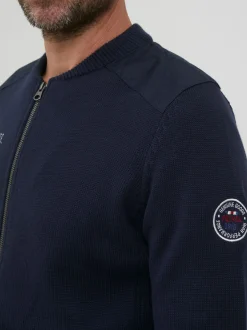 FQ1924 Herren Strickjacke - FQErland in marine