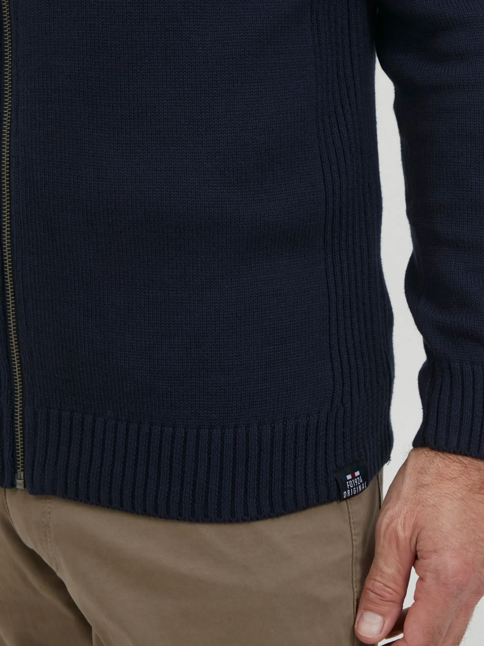 FQ1924 Herren Strickjacke - FQErland in marine