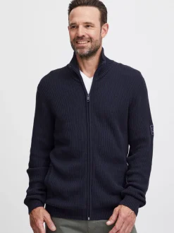 FQ1924 Herren Strickjacke - FQKyle in blau