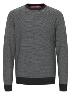FQ1924 Herren Strickpullover - FQLeon in schwarz
