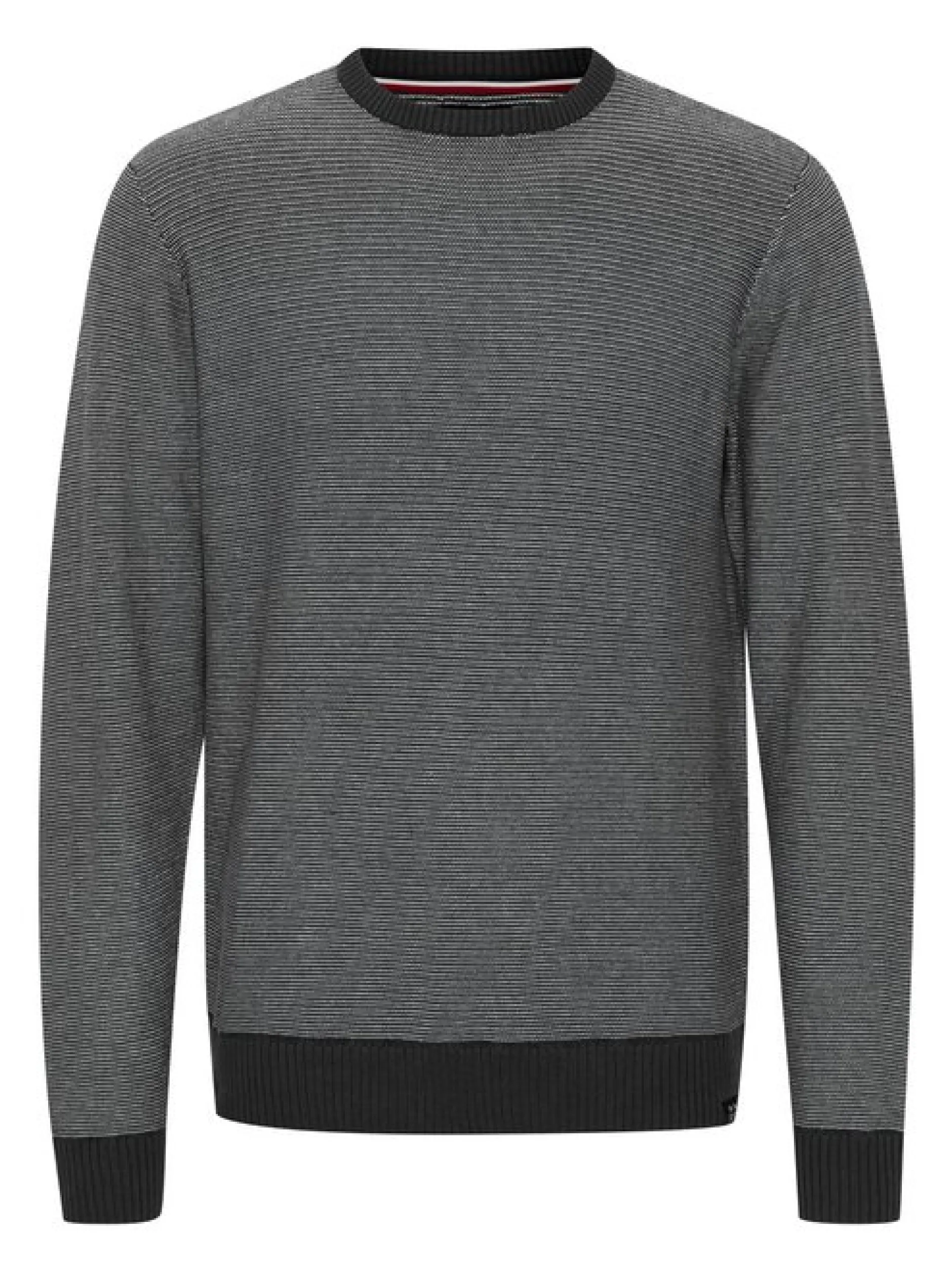 FQ1924 Herren Strickpullover - FQLeon in schwarz