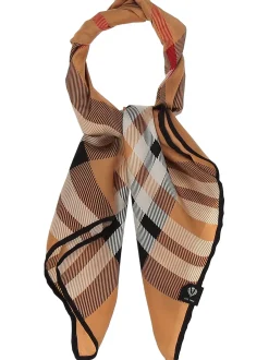 Fraas Damen Seidentuch in camel mehrfarbig