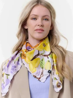 Fraas Damen Tuch in purple mehrfarbig