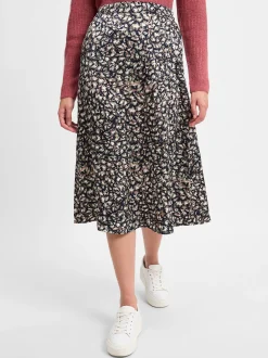 Franco Callegari Collection Damen Rock in marine mehrfarbig