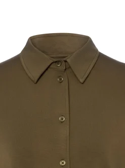Franco Callegari Damen Blusenshirt in khaki