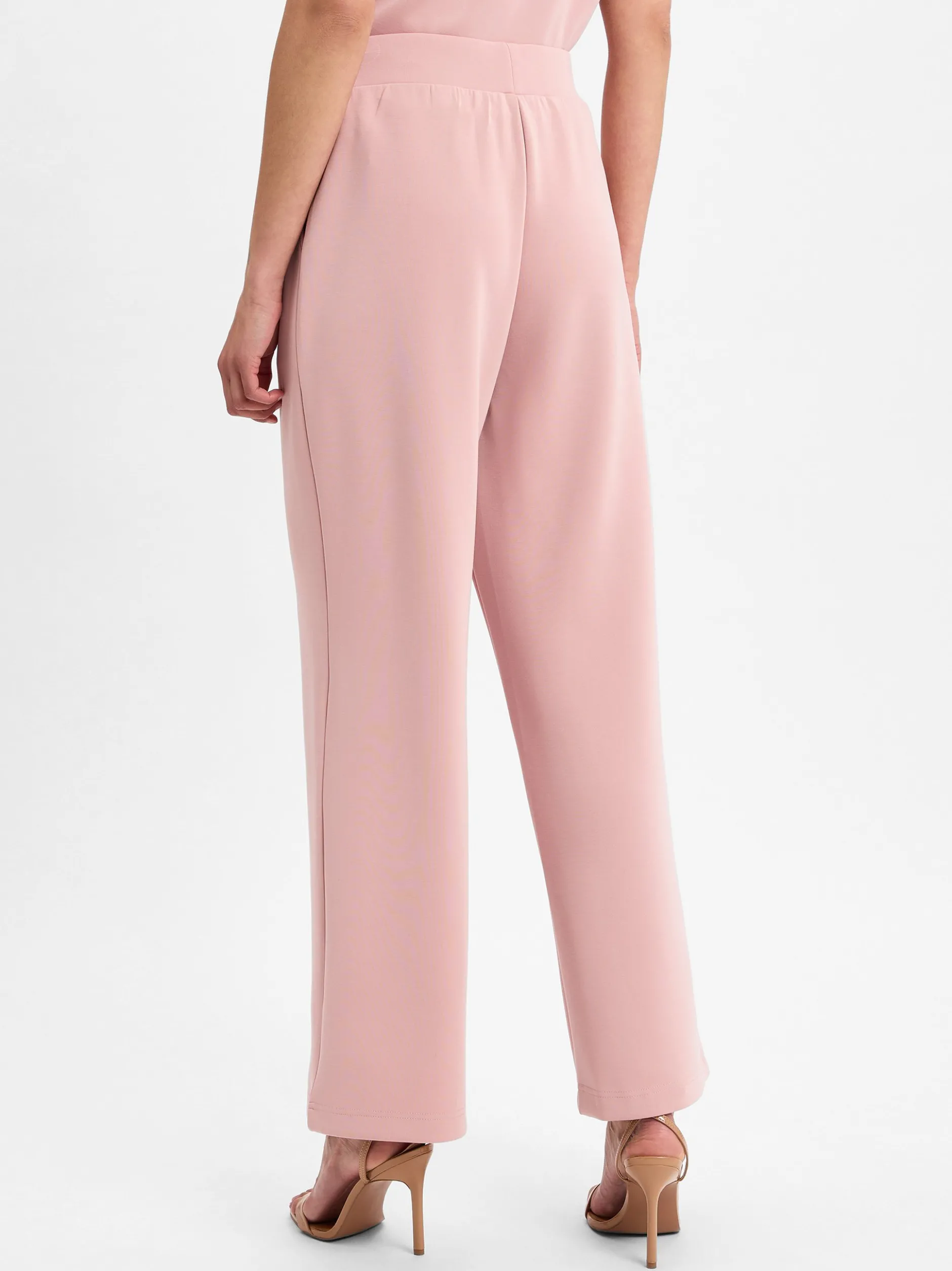 Franco Callegari Damen Jerseyhose in rosa - Länge: lang