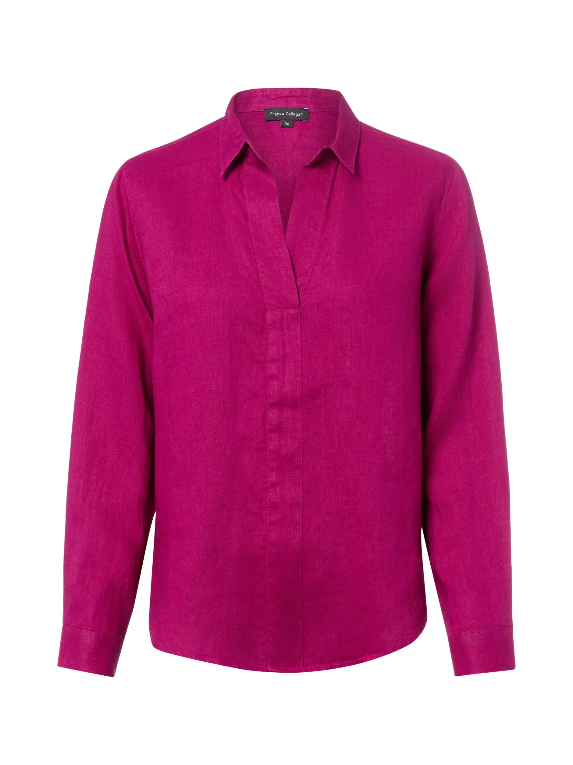 Franco Callegari Damen Leinenbluse in fuchsia