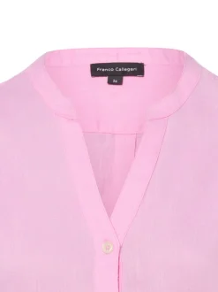 Franco Callegari Damen Leinenbluse in rosa