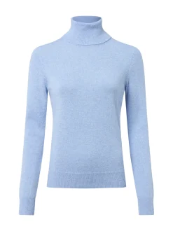 Franco Callegari Damen Pure Cashmere Pullover in hellblau