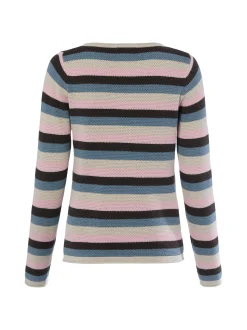 Franco Callegari Damen Strickpullover in rosa blau