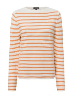Franco Callegari Damen Strickpullover in weiß aprikot