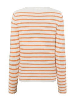 Franco Callegari Damen Strickpullover in weiß aprikot