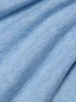 Franco Callegari Damen Strickpullover mit Cashmere-Anteil in hellblau