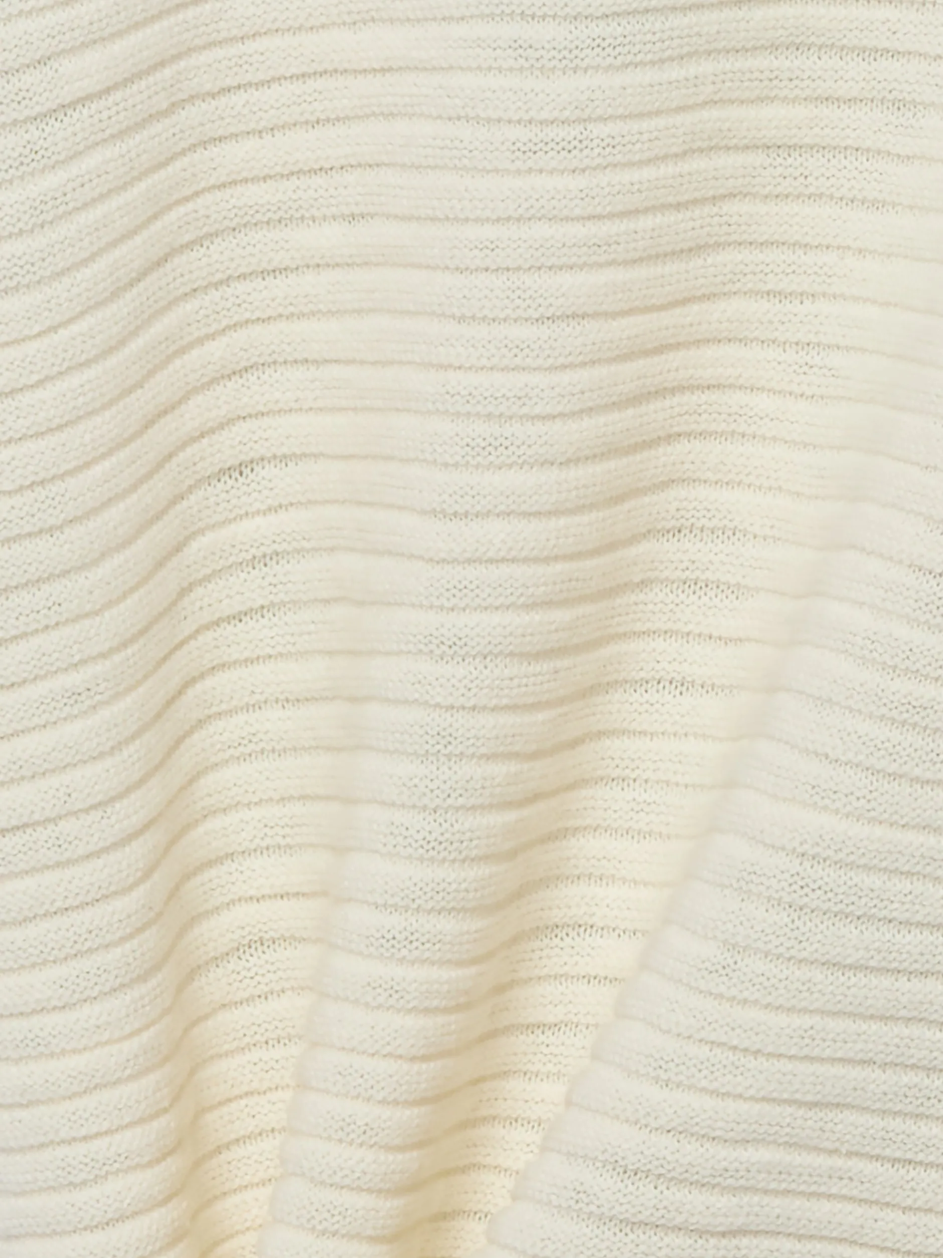 Franco Callegari Damen Strickpullover mit Leinen in ecru