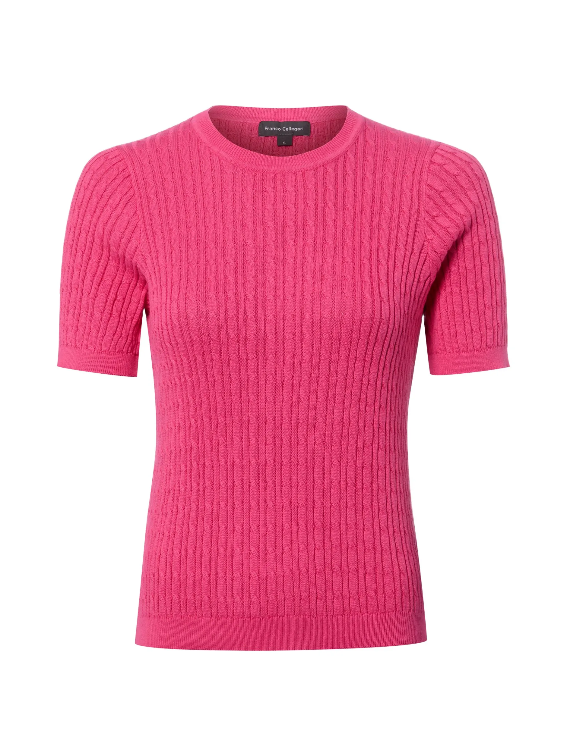 Franco Callegari Damen Strickshirt in fuchsia
