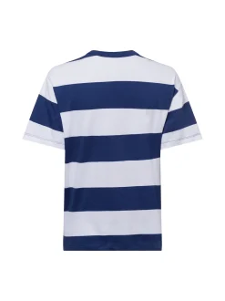 Franco Callegari Damen T-Shirt in indigo weiß