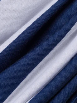 Franco Callegari Damen T-Shirt in indigo weiß