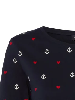 Franco Callegari Damen T-Shirt in marine