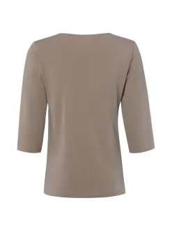 Franco Callegari Damen T-Shirt in taupe - Ärmel: 3/4 Arm