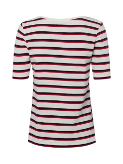 Franco Callegari Damen T-Shirt in weiß mehrfarbig