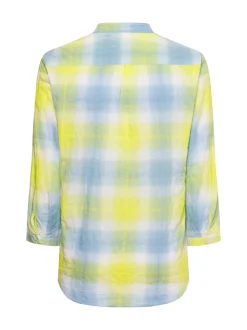 Franco Callegari Damen Tunikabluse in limone hellblau