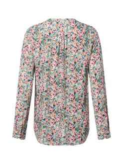 Franco Callegari Damen Tunikabluse in weiß rosa
