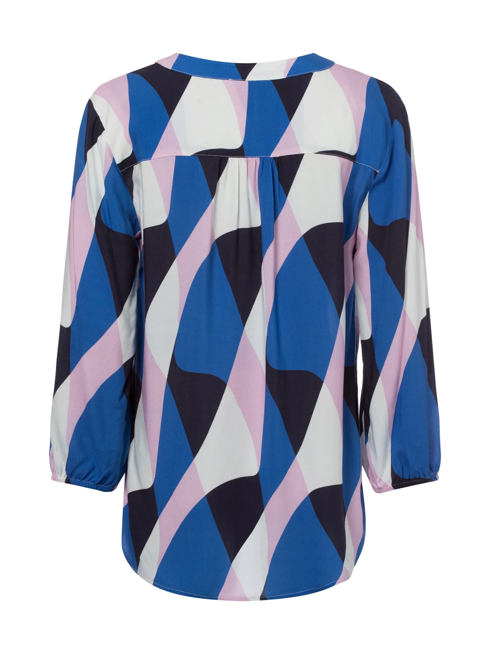 Franco Callegari Damen Tunikabluse - Lola in blau rosa
