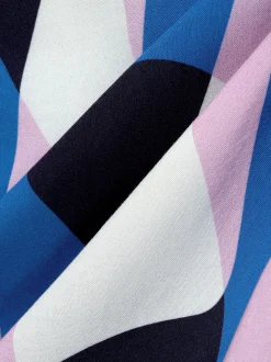 Franco Callegari Damen Tunikabluse - Lola in blau rosa