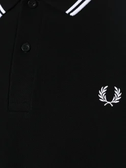 Fred Perry Herren Poloshirt in schwarz - Ärmel: kurzarm