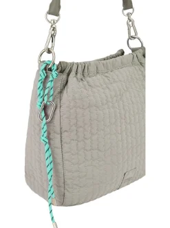 FredsBruder Damen Handtasche - Just Flow Hobo in grau