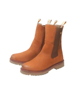 FREUDE Damen Stiefelette - BIJOU in cognac