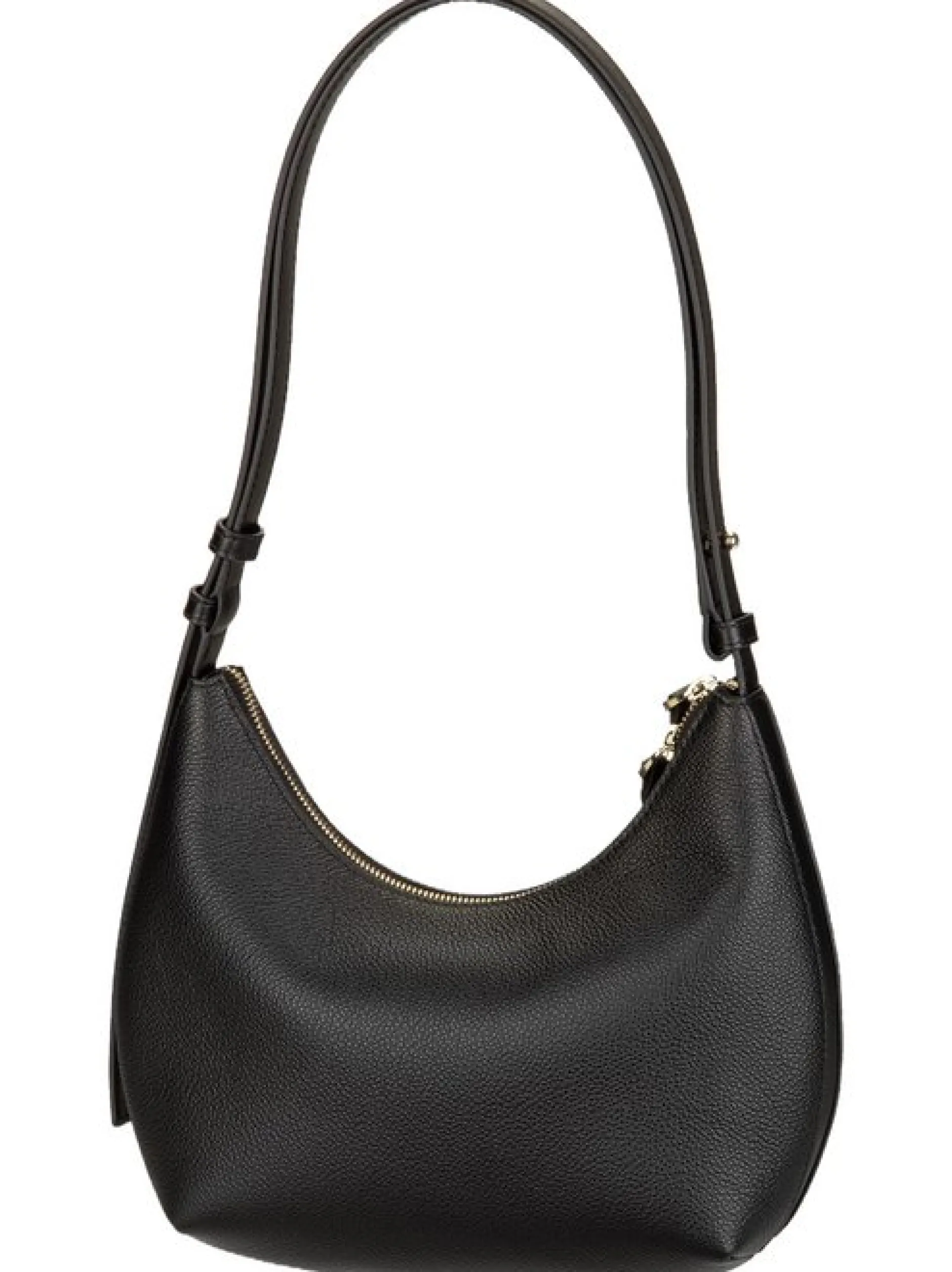 Furla Damen Schultertasche - Goccia Shoulder Bag in schwarz