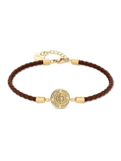 Fynch-Hatton Damen Armband - The Compass Coin in gold