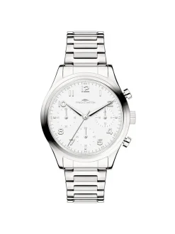 Fynch-Hatton Damen Armbanduhr - The Silver Chrono in silber