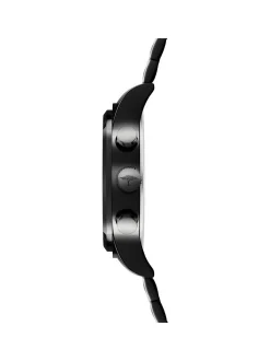 Fynch-Hatton Damen Armbanduhr - The Silver Chrono in schwarz