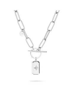 Fynch-Hatton Damen Halskette - Sparkling Star in silber