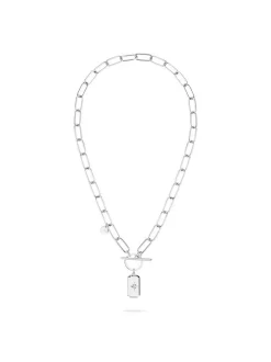 Fynch-Hatton Damen Halskette - Sparkling Star in silber