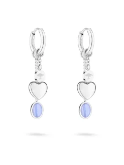 Fynch-Hatton Damen Ohrhänger - 3 Charms in silber